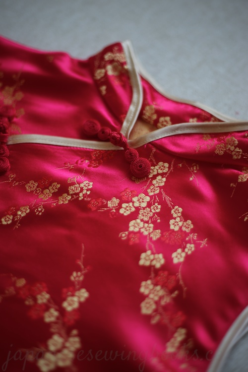 Girls Qi Pao / Chinese Dress sew-along Pattern variation